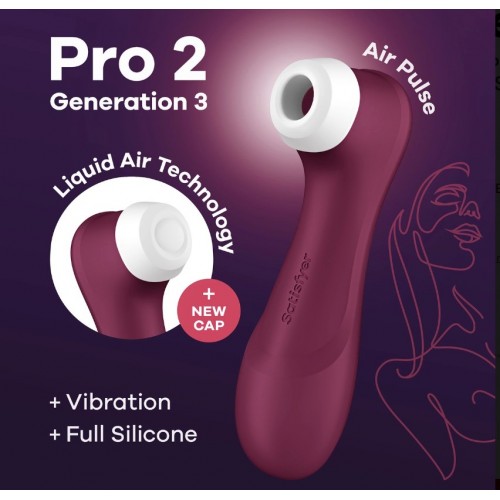Вакуумно-волновой стимулятор клитора Satisfyer Pro 2 Generation 3