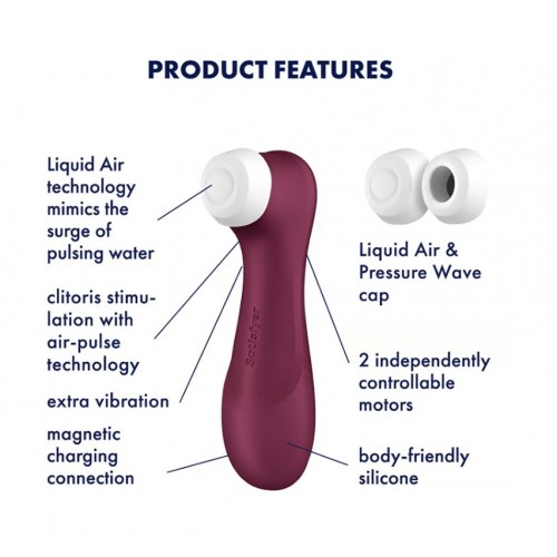 Вакуумно-волновой стимулятор клитора Satisfyer Pro 2 Generation 3