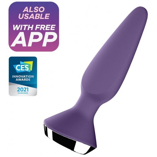 ДЕФОРМИРОВАННАЯ УПАКОВКА Анальная вибропробка Satisfyer Plug-ilicious 1 фиолетовый