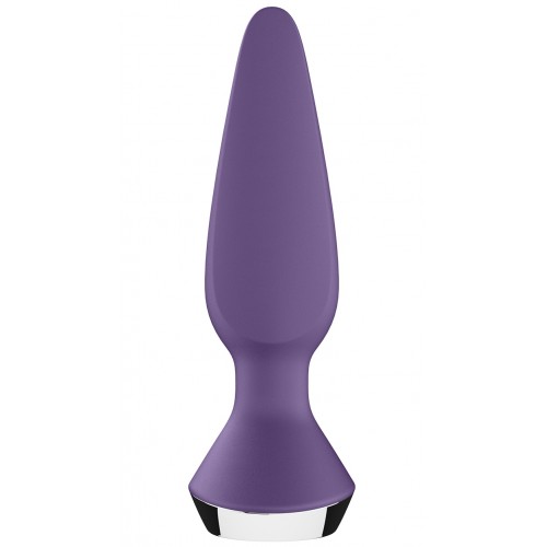 ДЕФОРМИРОВАННАЯ УПАКОВКА Анальная вибропробка Satisfyer Plug-ilicious 1 фиолетовый