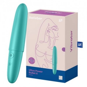 ДЕФОРМИРОВАННАЯ УПАКОВКА Мини-вибратор Satisfyer Ultra Power Bullet 6 бирюзовый