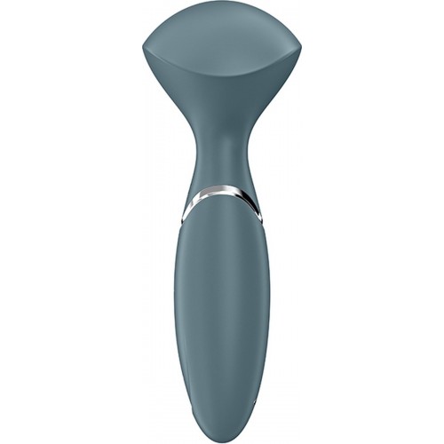 Вибромассажер перезаряжаемый Satisfyer Mini Wand-er grey 