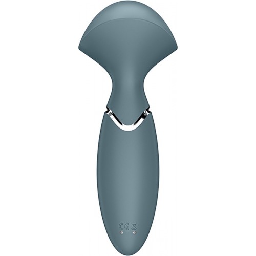 Вибромассажер перезаряжаемый Satisfyer Mini Wand-er grey 