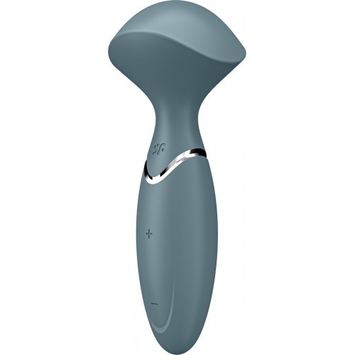 Вибромассажер перезаряжаемый Satisfyer Mini Wand-er grey 