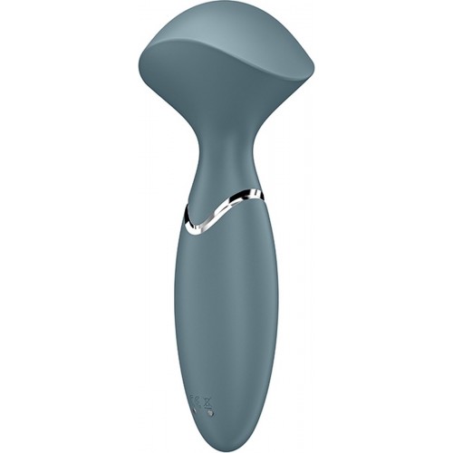 Вибромассажер перезаряжаемый Satisfyer Mini Wand-er grey 