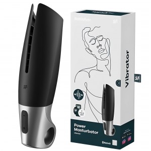 ДЕФОРМИРОВАННАЯ УПАКОВКА Смарт-мастурбатор с вибрацией Satisfyer Power Masturbator
