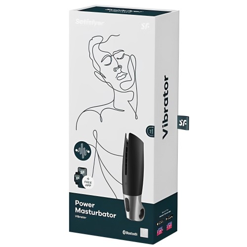 ДЕФОРМИРОВАННАЯ УПАКОВКА Смарт-мастурбатор с вибрацией Satisfyer Power Masturbator