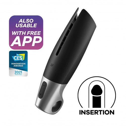 ДЕФОРМИРОВАННАЯ УПАКОВКА Смарт-мастурбатор с вибрацией Satisfyer Power Masturbator