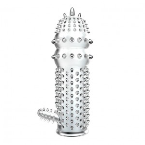 Насадка на пенис стимулирующая прозрачная (иной угол)