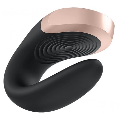 ДЕФОРМИРОВАННАЯ УПАКОВКА Смарт-стимулятор для пар Satisfyer Double Love черный