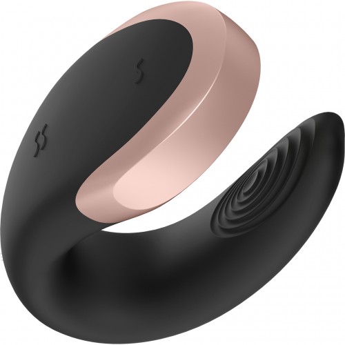ДЕФОРМИРОВАННАЯ УПАКОВКА Смарт-стимулятор для пар Satisfyer Double Love черный