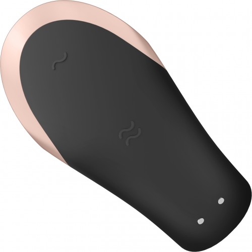 ДЕФОРМИРОВАННАЯ УПАКОВКА Смарт-стимулятор для пар Satisfyer Double Love черный