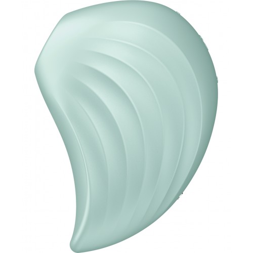 ДЕФОРМИРОВАННАЯ КОРОБКА Вакуумно-волновой стимулятор с вибрацией Satisfyer Pearl Diver зеленый