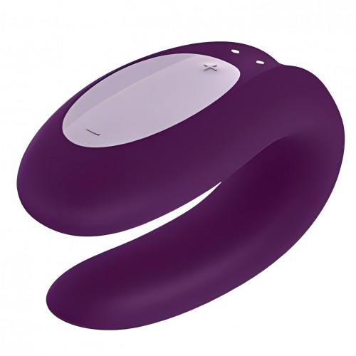 МЯГКАЯ ВАКУУМНАЯ УПАКОВКА смарт-стимулятор для пар Satisfyer Partner Double Joy черный