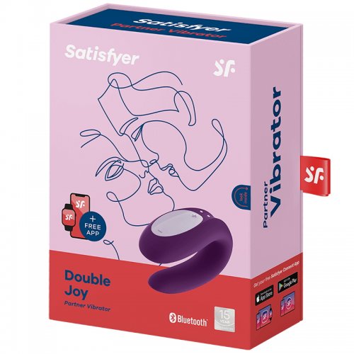 МЯГКАЯ ВАКУУМНАЯ УПАКОВКА смарт-стимулятор для пар Satisfyer Partner Double Joy черный