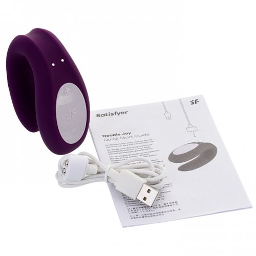 МЯГКАЯ ВАКУУМНАЯ УПАКОВКА смарт-стимулятор для пар Satisfyer Partner Double Joy черный