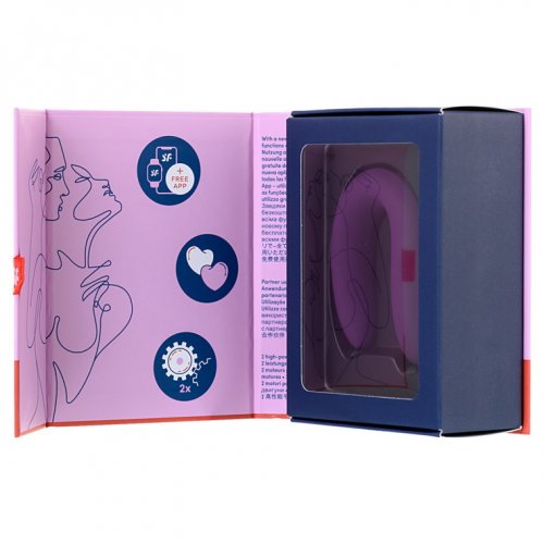 МЯГКАЯ ВАКУУМНАЯ УПАКОВКА смарт-стимулятор для пар Satisfyer Partner Double Joy черный