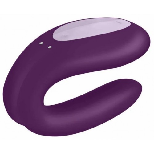МЯГКАЯ ВАКУУМНАЯ УПАКОВКА смарт-стимулятор для пар Satisfyer Partner Double Joy черный