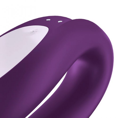 МЯГКАЯ ВАКУУМНАЯ УПАКОВКА смарт-стимулятор для пар Satisfyer Partner Double Joy черный