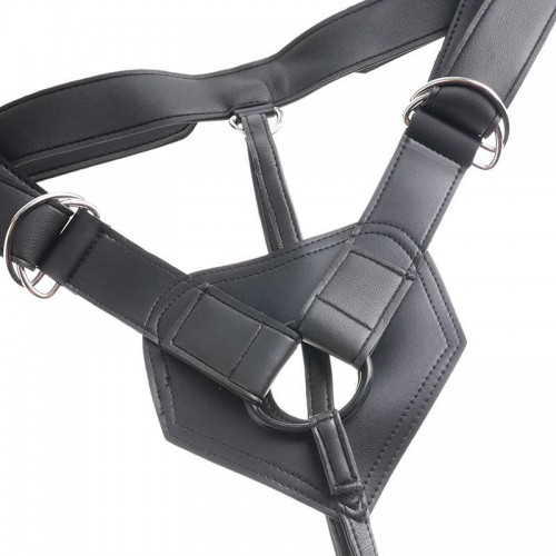 Страпон на виниловых трусиках King Cock Strap-on Harness with Cock 21,6 см