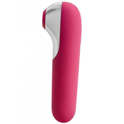 ДЕФОРМИРОВАННАЯ УПАКОВКА Клиторальный смарт-стимулятор с вибрацией Satisfyer Dual Love бордовый