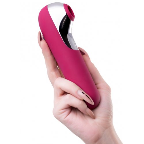 ДЕФОРМИРОВАННАЯ УПАКОВКА Клиторальный смарт-стимулятор с вибрацией Satisfyer Dual Love бордовый