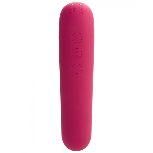 ДЕФОРМИРОВАННАЯ УПАКОВКА Клиторальный смарт-стимулятор с вибрацией Satisfyer Dual Love бордовый