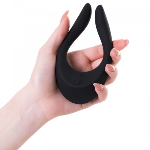 ДЕФОРМИРОВАННАЯ УПАКОВКА Многофункциональный вибратор для пар Satisfyer Endless Joy черный