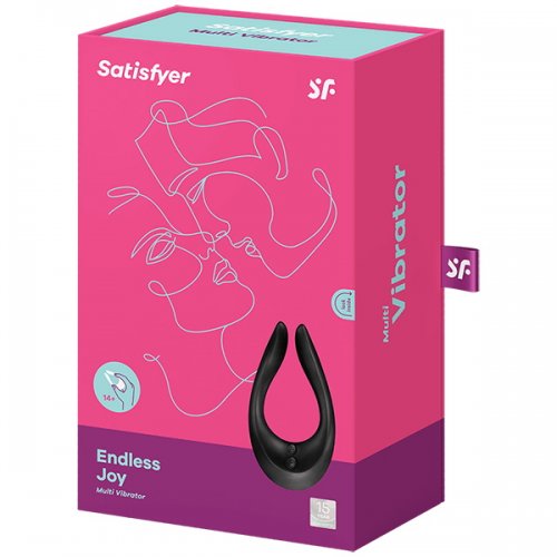 ДЕФОРМИРОВАННАЯ УПАКОВКА Многофункциональный вибратор для пар Satisfyer Endless Joy черный