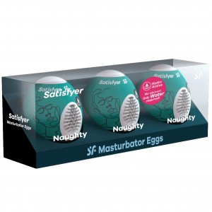 Набор яиц-мастурбаторов Satisfyer Masturbator Egg Naughty 3 шт