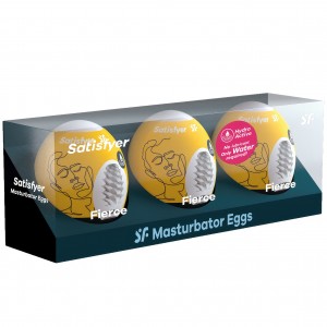 Набор яиц-мастурбаторов Satisfyer Masturbator Egg Fierce 3 шт