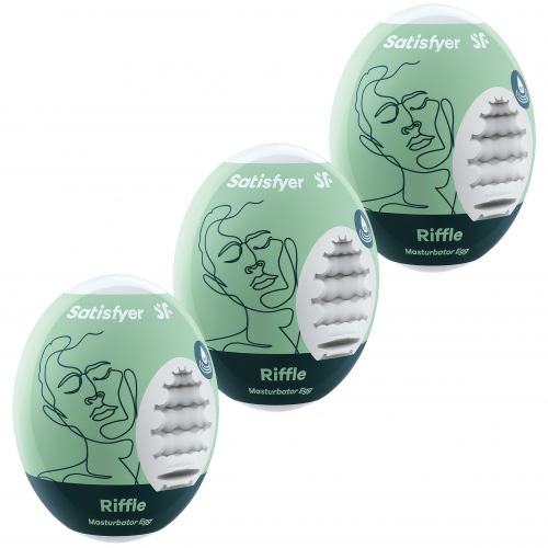Набор яиц-мастурбаторов Satisfyer Masturbator Egg Riffle 3 шт