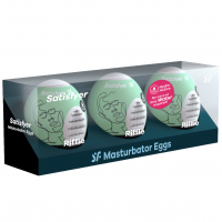 Набор яиц-мастурбаторов Satisfyer Masturbator Egg Riffle 3 шт