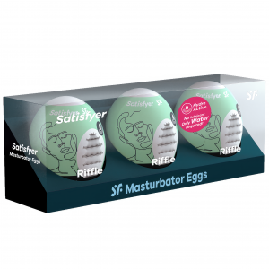 Набор яиц-мастурбаторов Satisfyer Masturbator Egg Riffle 3 шт