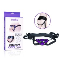 Ремень для страпона Orgasm cozy harness series фиолетовый 