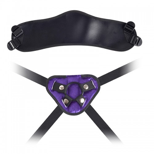 Ремень для страпона Orgasm cozy harness series фиолетовый 