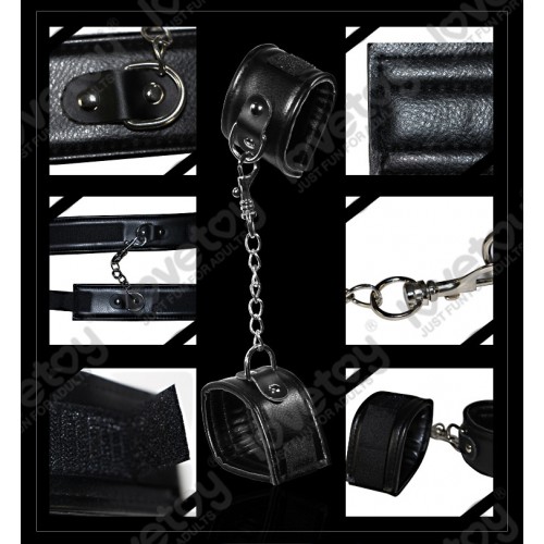 Набор Deluxe Bondage Kit (маска наручники кляп G-вибратор)