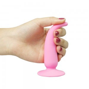 Розовый стимулятор простаты и G-точки Lure Me (иной угол)