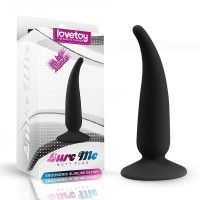 Черный стимулятор простаты и G-точки Lure Me