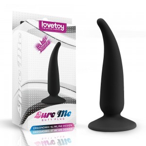 Черный стимулятор простаты и G-точки Lure Me