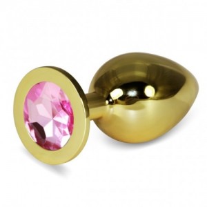 Анальное украшение Golden Plug Large розовый Анальное украшение Golden Plug Large розовый