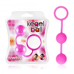 Вагинальные шарики Kegel ball розовые 