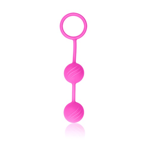 Вагинальные шарики Kegel ball розовые 