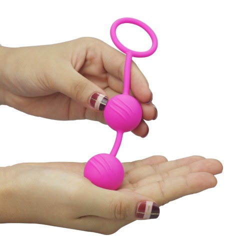 Вагинальные шарики Kegel ball розовые 