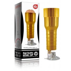 Мастурбатор High Quality Desire Cup золотистый