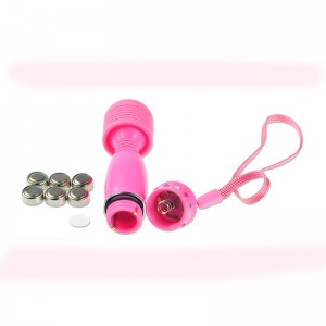 Многоскоростной вибромассажёр со стразами Magic Help (иной угол)