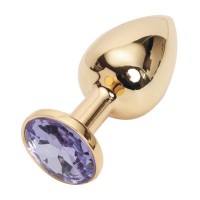 Анальное украшение Golden Plug Small пурпурный