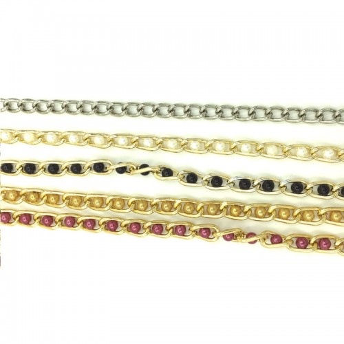 Зажимы с цепочкой Gold and Pink