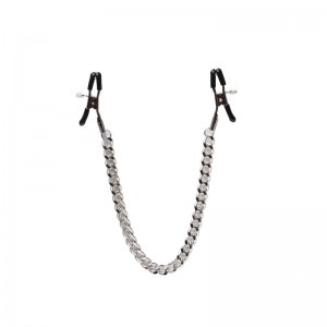 Зажимы с цепочкой Silver (иной угол)