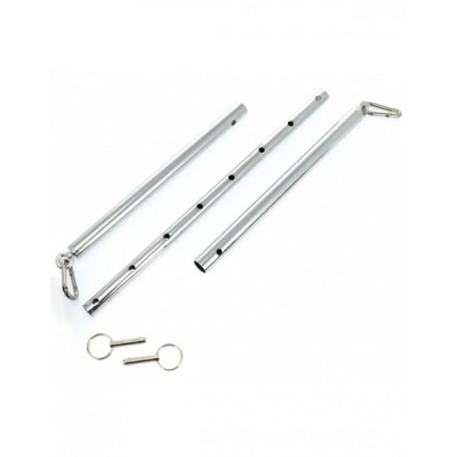 Бондажная распорка Adjustable Spreader Bar Silver